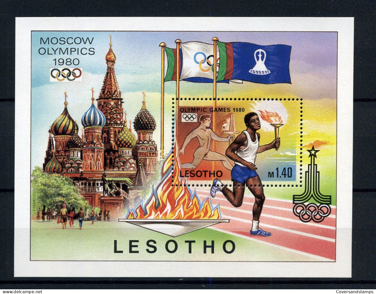 Lesotho - Moscow Olympics 1980 - Verano 1980: Moscu