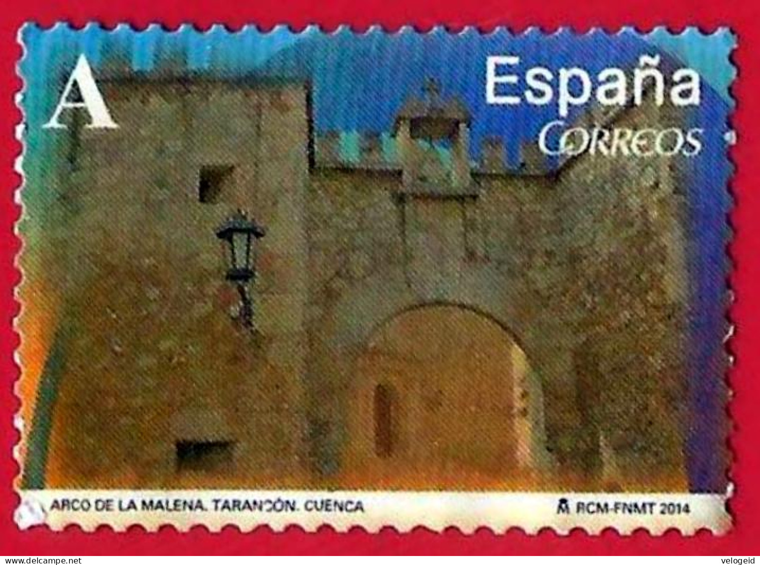 España. Spain. 2014. Edifil # 4838. Arco De La Malena. Tarancon. Cuenca - Oblitérés