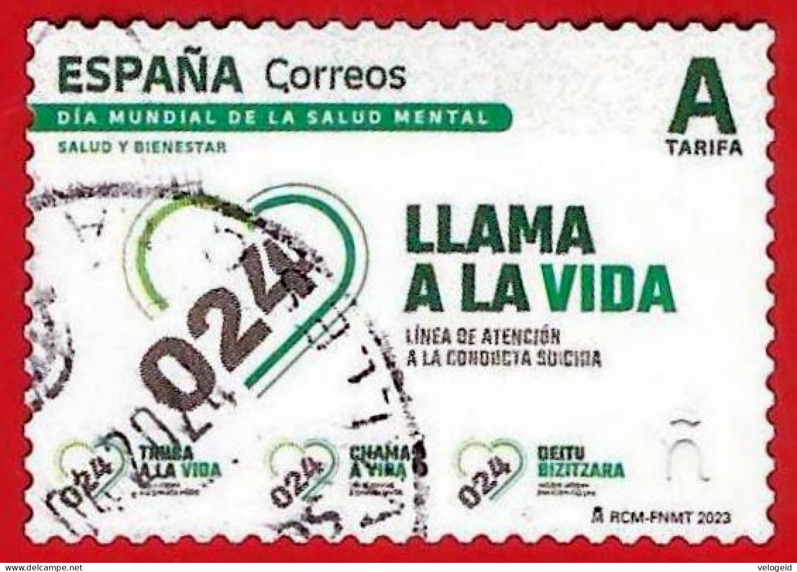 España. Spain. 2023. Edifil # 5698. Día Mundial De La Salud Mental - Used Stamps