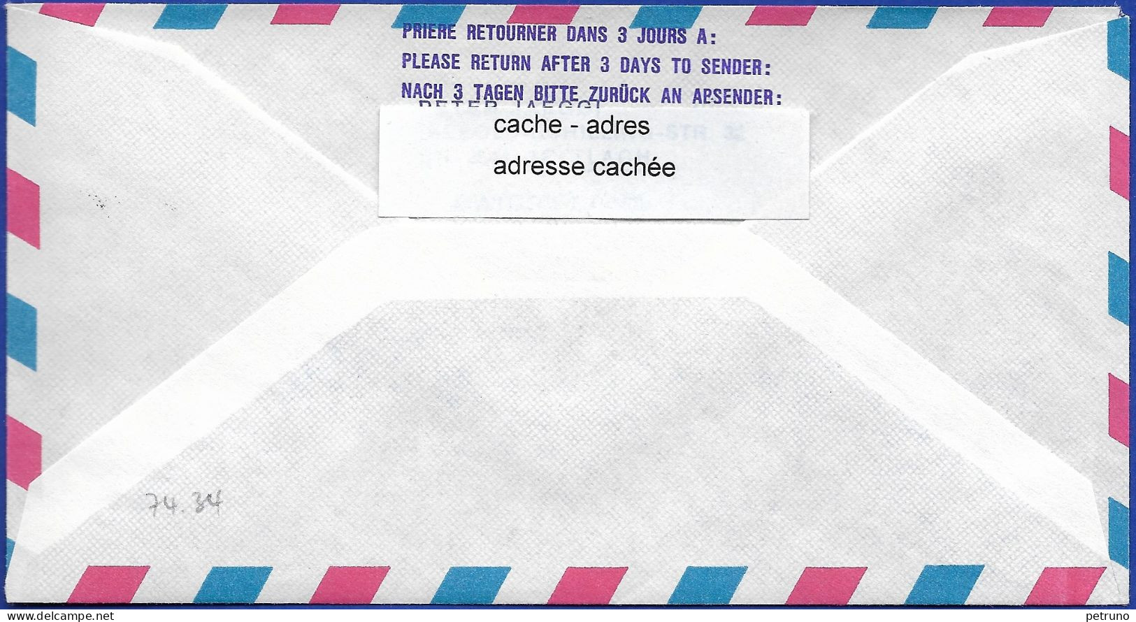 FFL DC-9 UNO-Genf-Stuttgart 1.11.1974 Mit Swissair - Briefe U. Dokumente