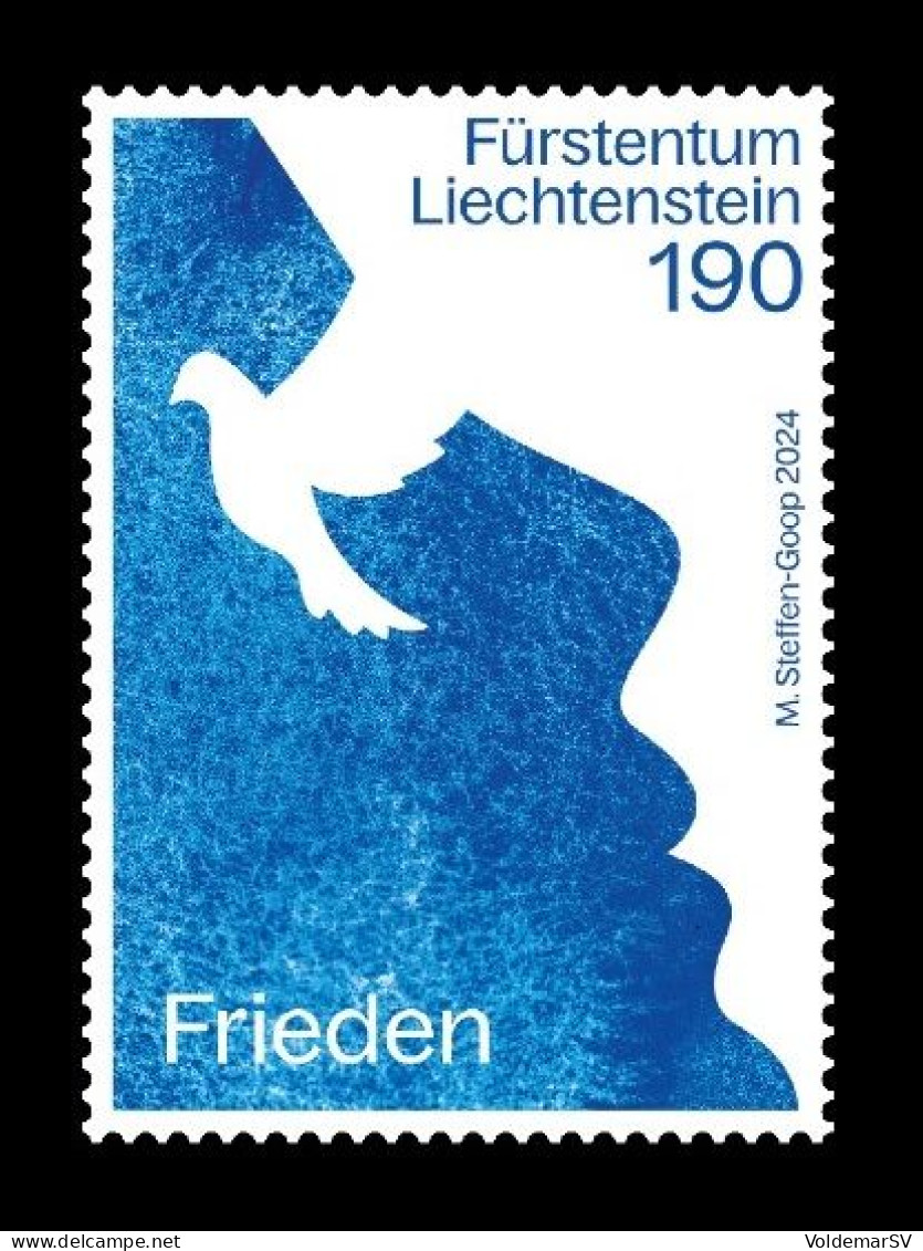 Liechtenstein 2024 Mih. 2121 Peace. Bird. Pigeon MNH ** - Unused Stamps