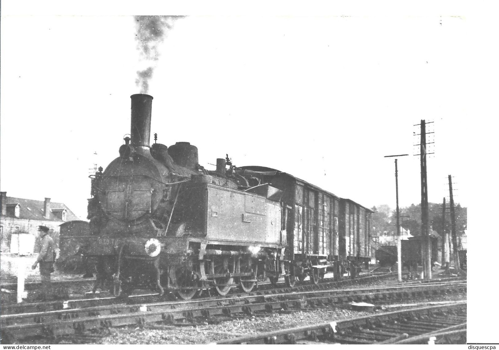 PHOTO Chemin De Fer  Locomotive A Vapeur - Unclassified