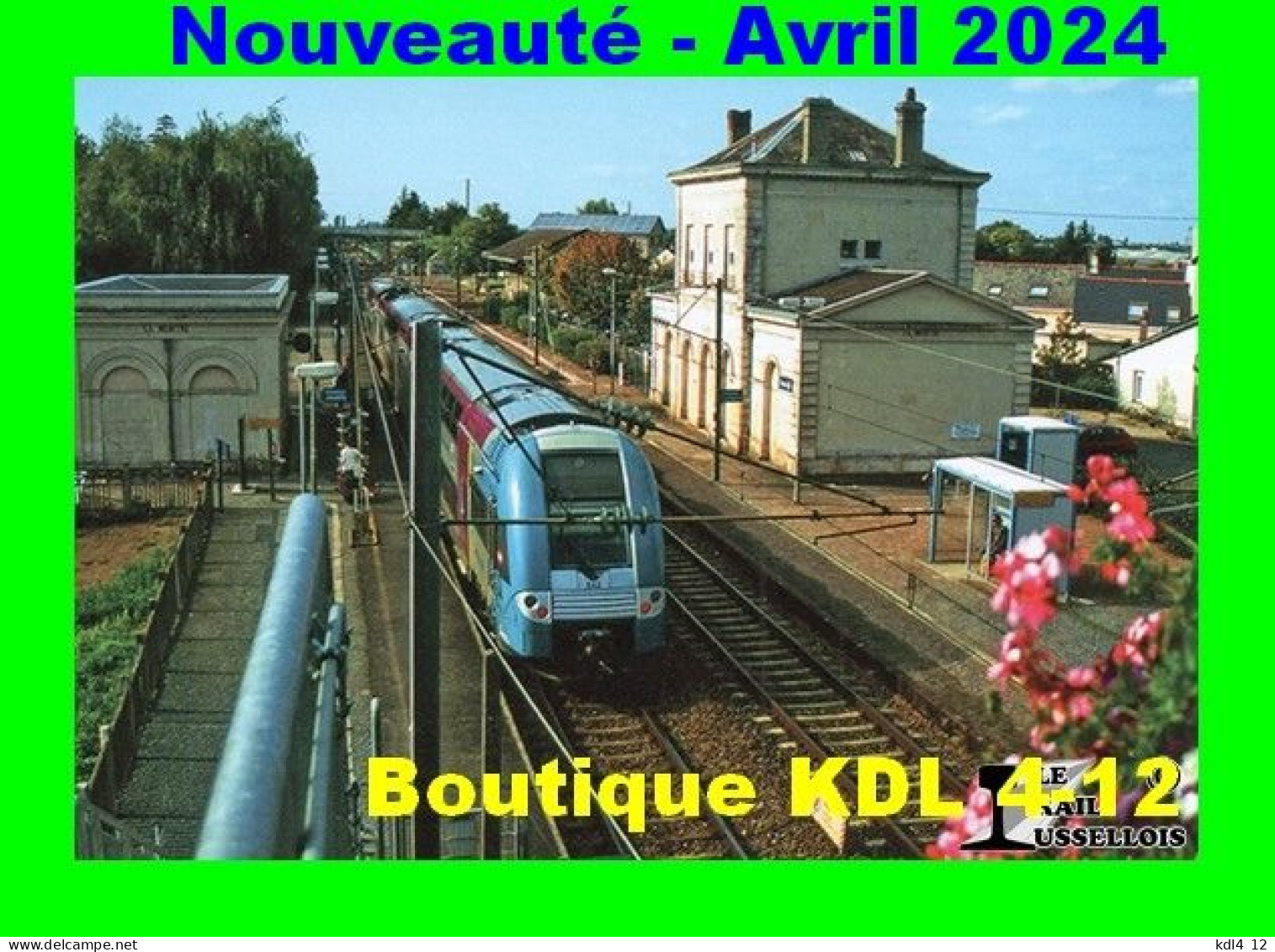 RU 2174 - Automotrice Z 24783/784 En Gare - LA MENITRE - Maine Et Loire - SNCF - Gares - Avec Trains