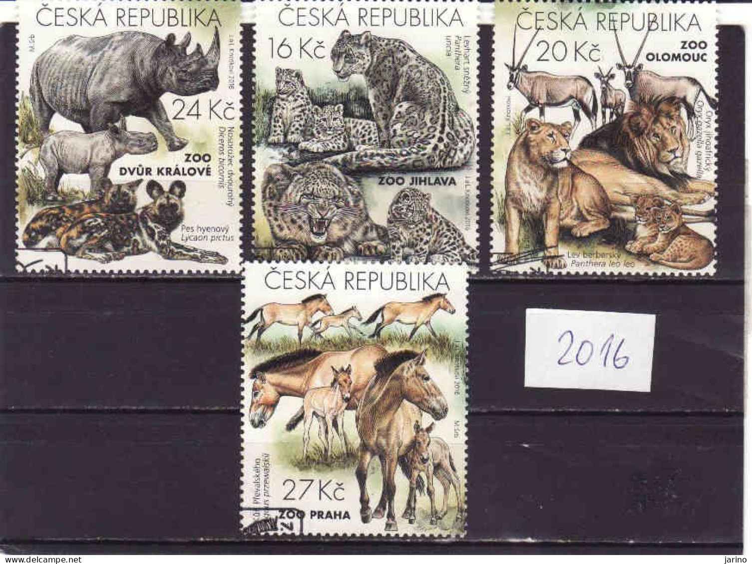 Czech Republic 2016, Set ZOO, Used. I Will Complete Your Wantlist Of Czech Or Slovak Stamps According To The Michel Cata - Used Stamps