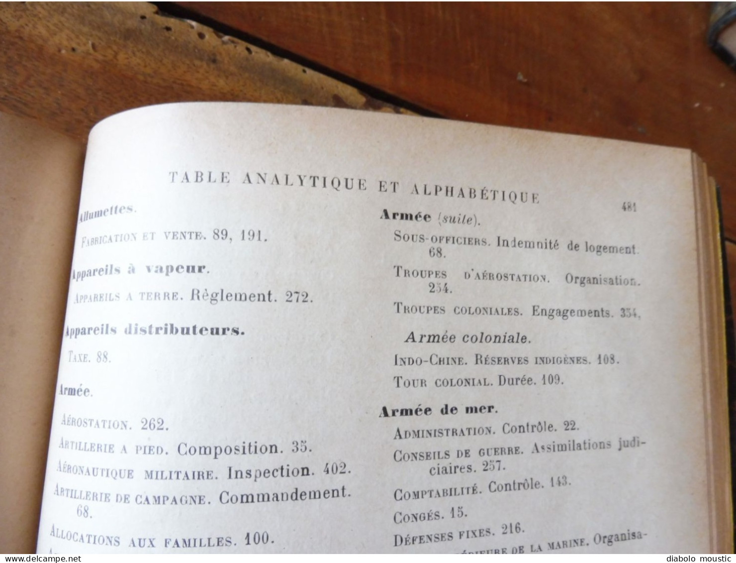 1910  RECUEIL des LOIS : Prostitution des mineurs, Légion étrangère, Sections Spéciales, Raisins et vendange; Etc ; Etc