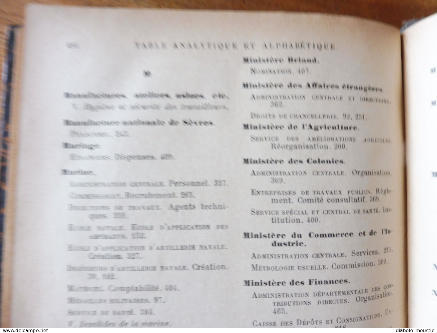 1910  RECUEIL des LOIS : Prostitution des mineurs, Légion étrangère, Sections Spéciales, Raisins et vendange; Etc ; Etc