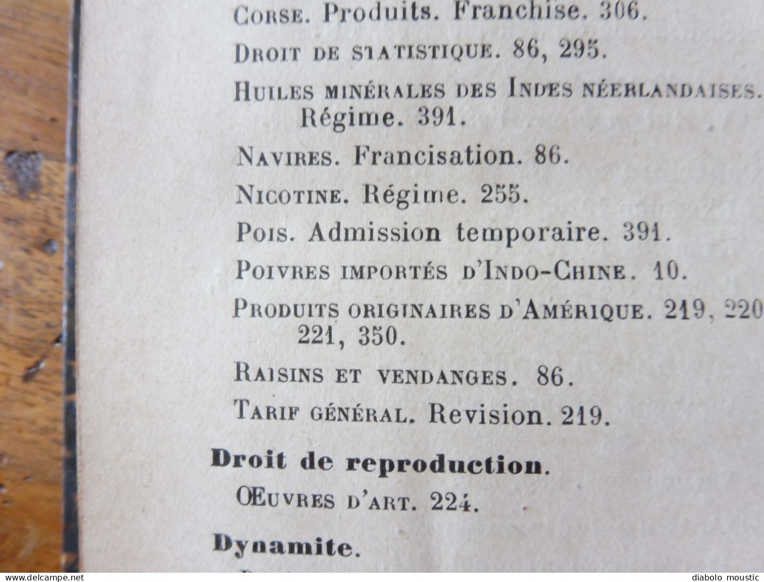 1910  RECUEIL des LOIS : Prostitution des mineurs, Légion étrangère, Sections Spéciales, Raisins et vendange; Etc ; Etc