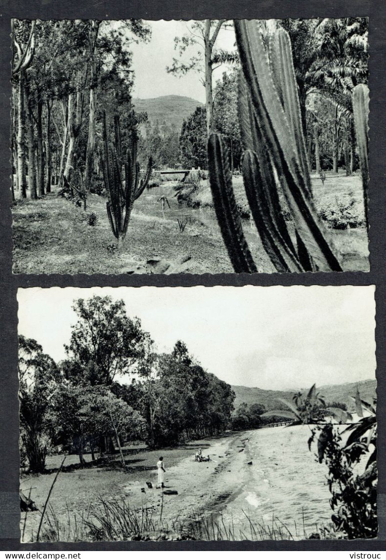 2 CP Diverses: KISENYI, Rivière Sebeya Et Plage -  Circulated - Circulé - Gelaufen - 1963. - Ruanda-Burundi