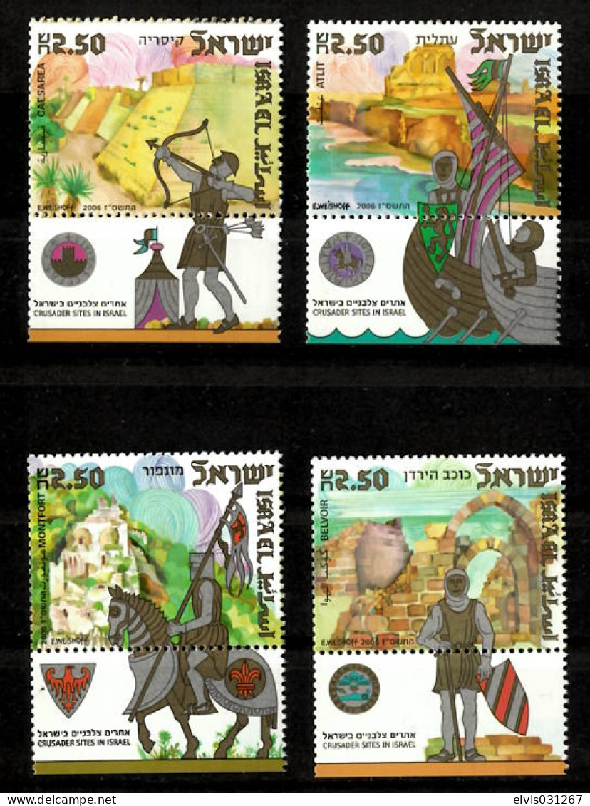 Israel - 2006, Michel/Philex No. : 1900-1903 - MNH - - Nuevos (con Tab)