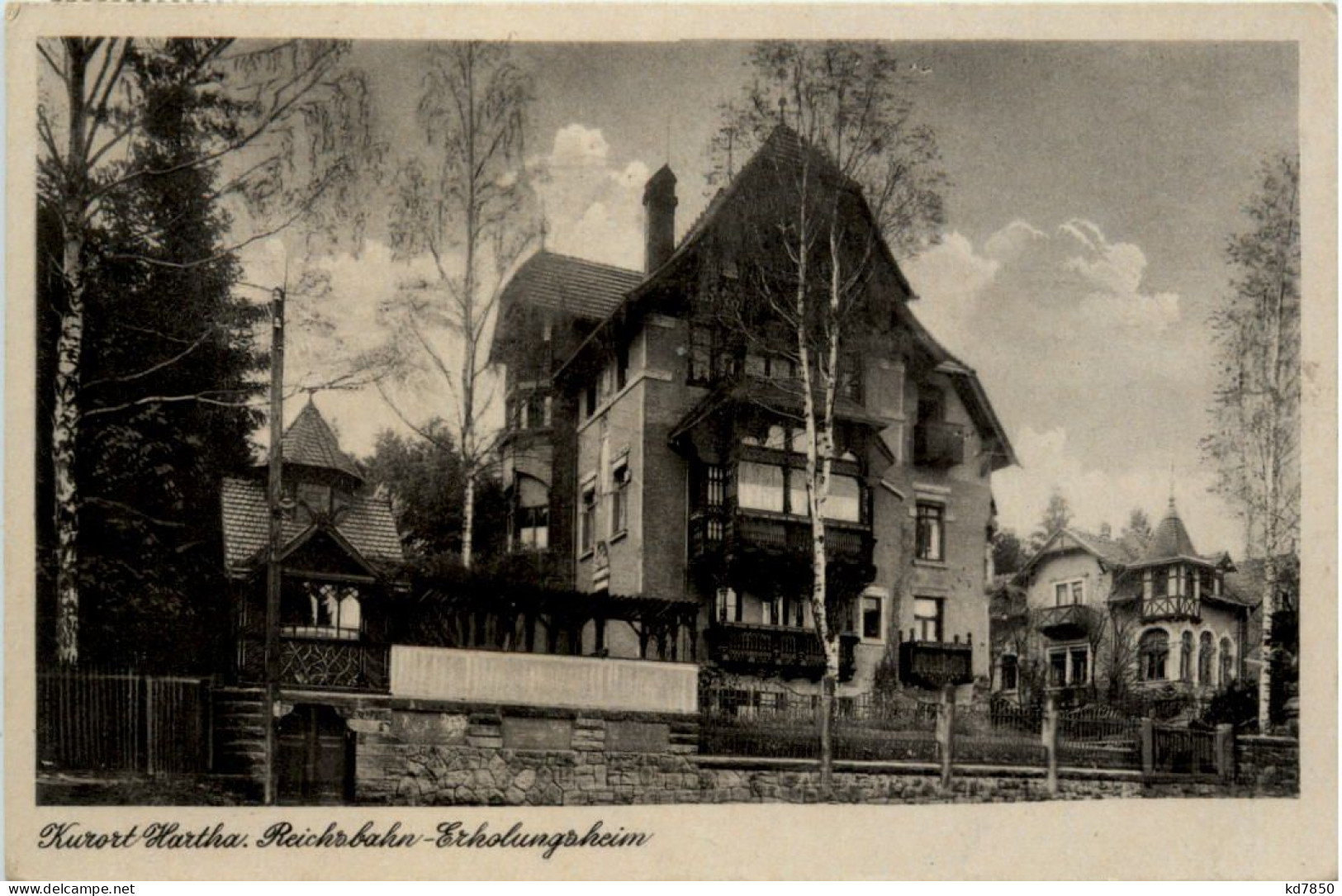 Kurort Hartha, Reichsbahn-Erholungsheim - Hartha