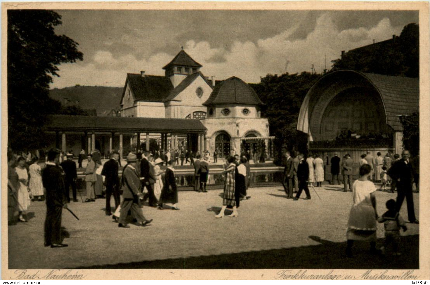 Bad Nauheim, Trinkkuranlage Mit Musikpavillon - Bad Nauheim