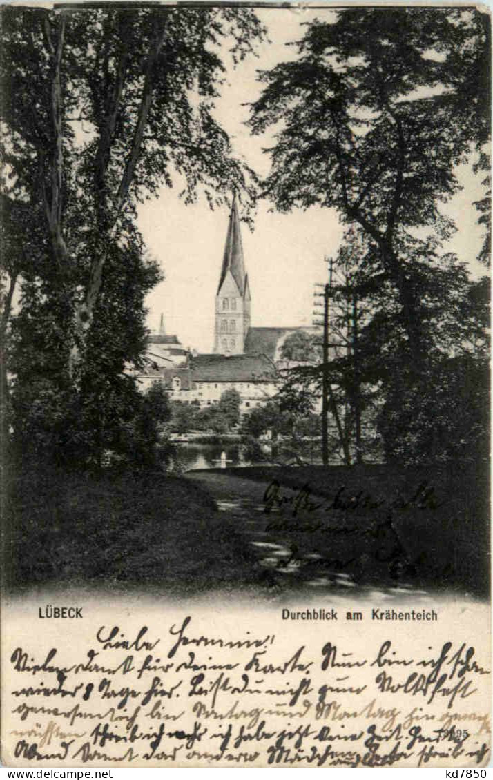 Lübeck, Duchblick Am Krähenteich - Luebeck