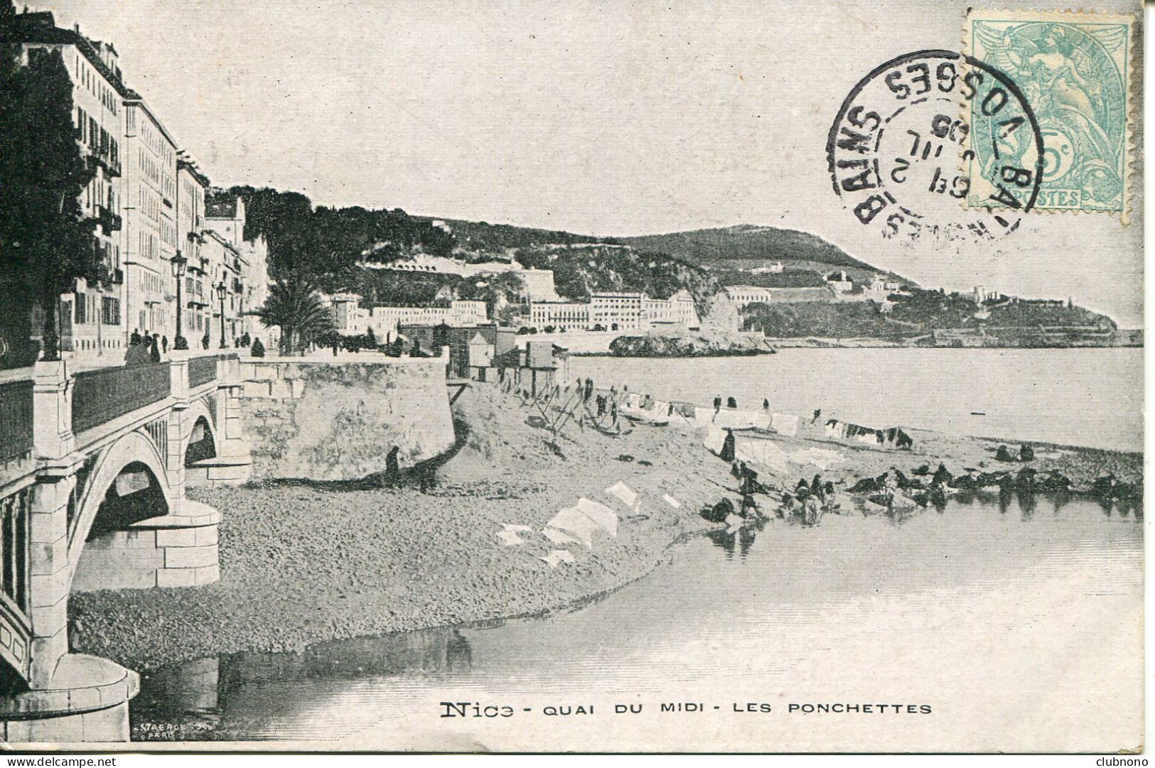 CPA -  NICE - QUAI DU MIDI - LES PONCHETTES - Vida En La Ciudad Vieja De Niza