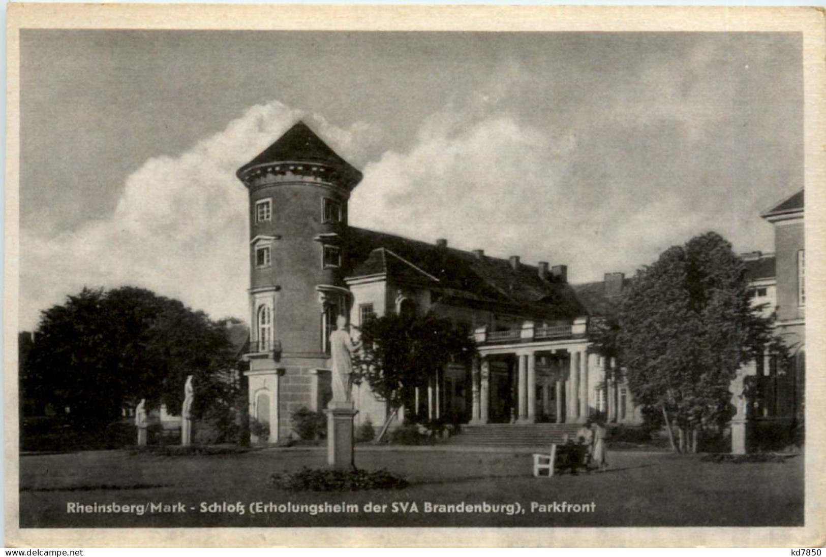 Rheinsberg Mark, Schloss - Parkfront - Rheinsberg