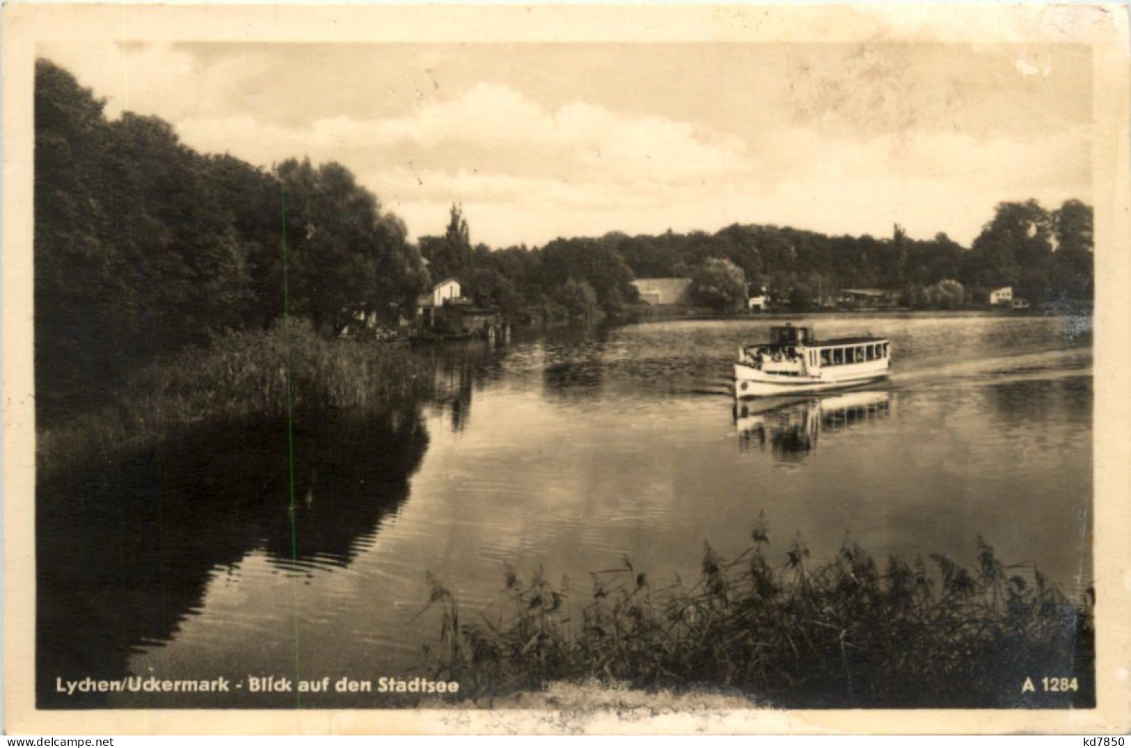 Lychen/Uckermark, Blick Auf Den Stadtsee - Lychen