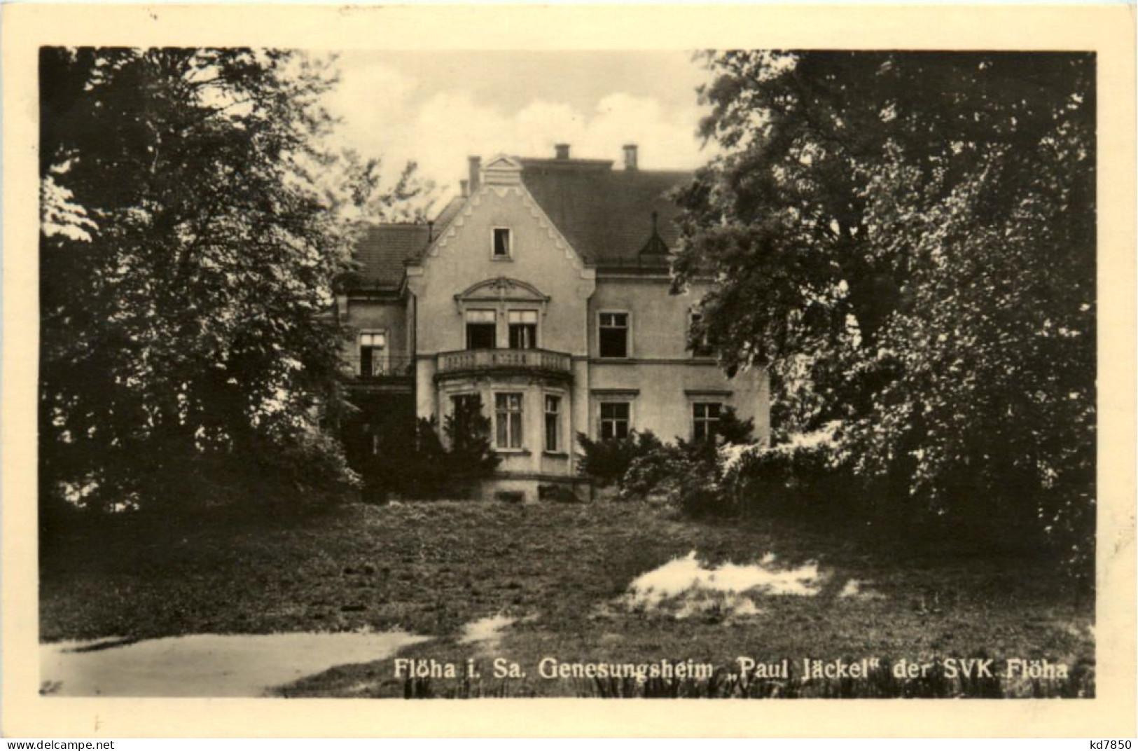 Flöha In Sachsen, Genesungsheim Paul Jäckel - Floeha