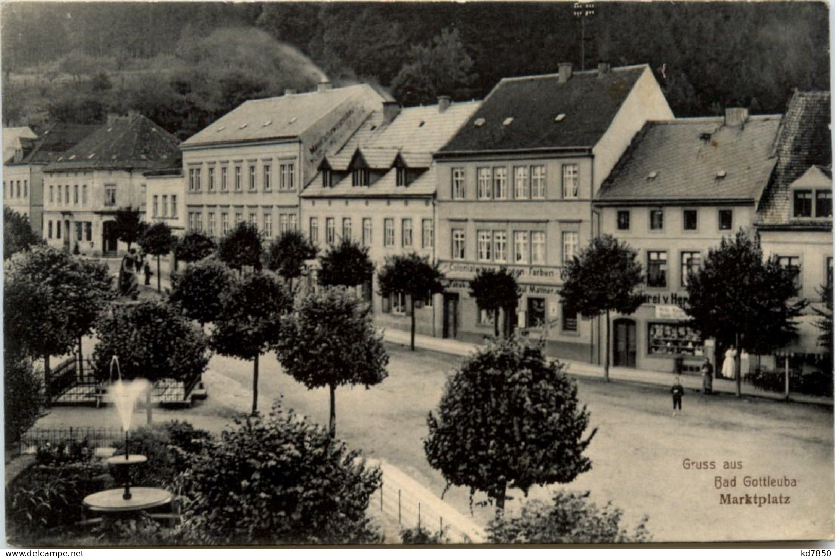 Bad Gottleuba, Marktplatz - Bad Gottleuba-Berggiesshübel