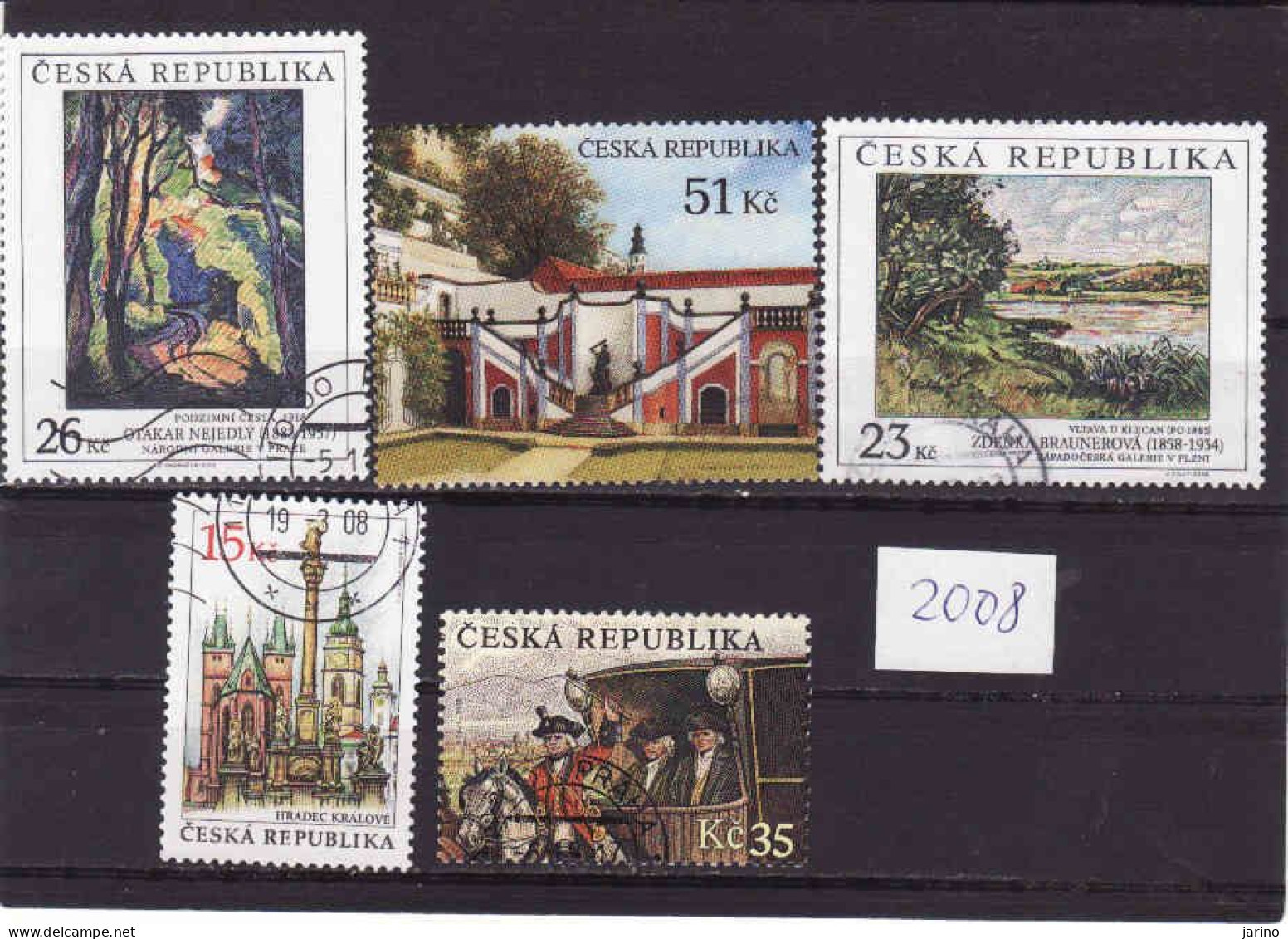 Czech Republic 2008, Art, Used.I Will Complete Your Wantlist Of Czech Or Slovak Stamps According To The Michel Catalog. - Gebruikt