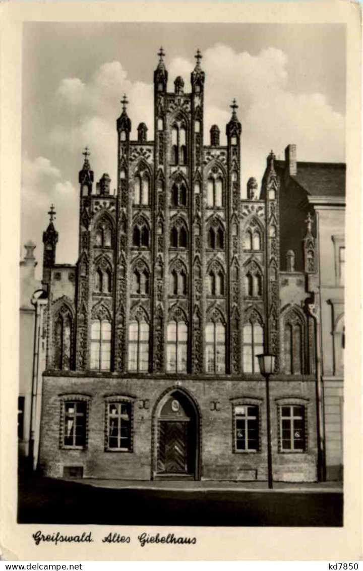 Greifswald, Altes Giebelhaus - Greifswald