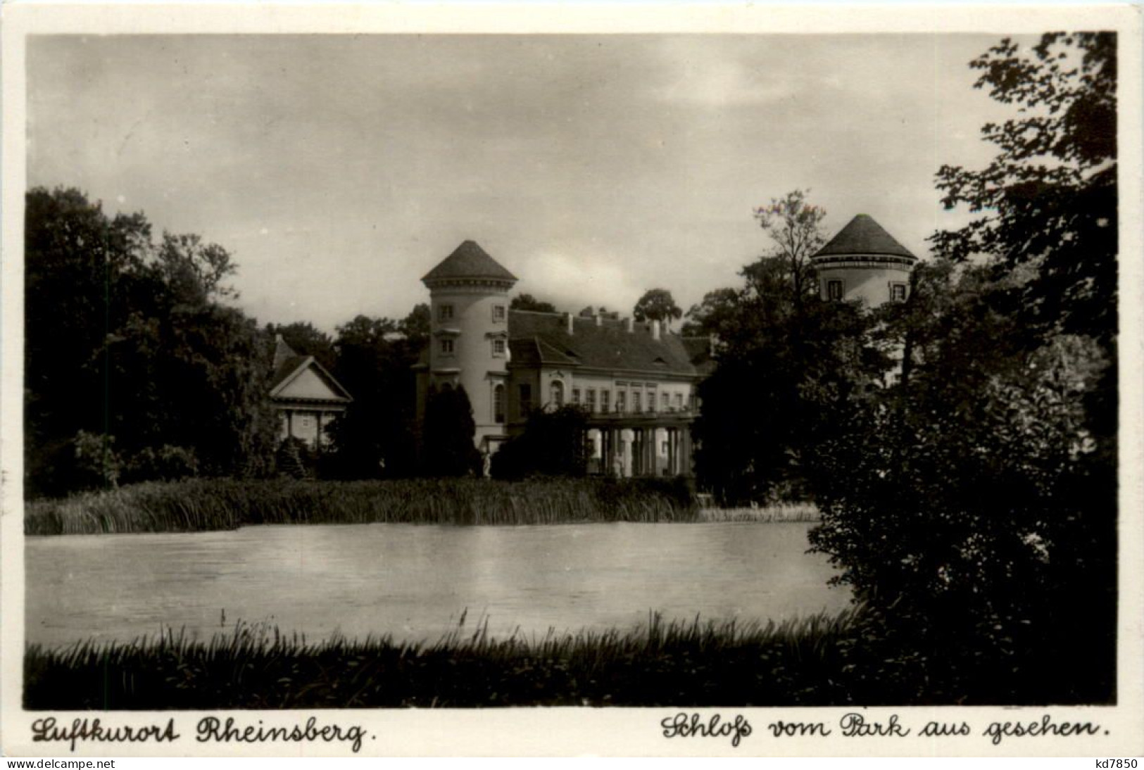 Kurort Rheinsberg, Schloss Vom Park Aus Gesehen - Rheinsberg