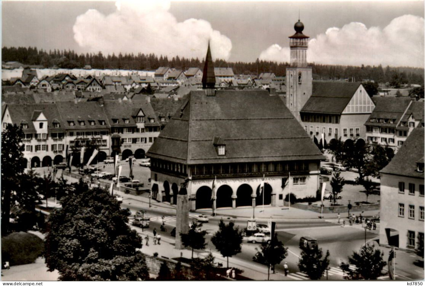 Freudenstadt, Oberer Marktplatz, Stadthaus Und Rathaus - Freudenstadt