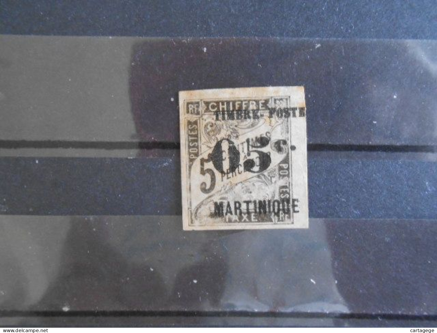 MARTINIQUE YT 19 - 05c. S. 5c. Noir - Unused Stamps