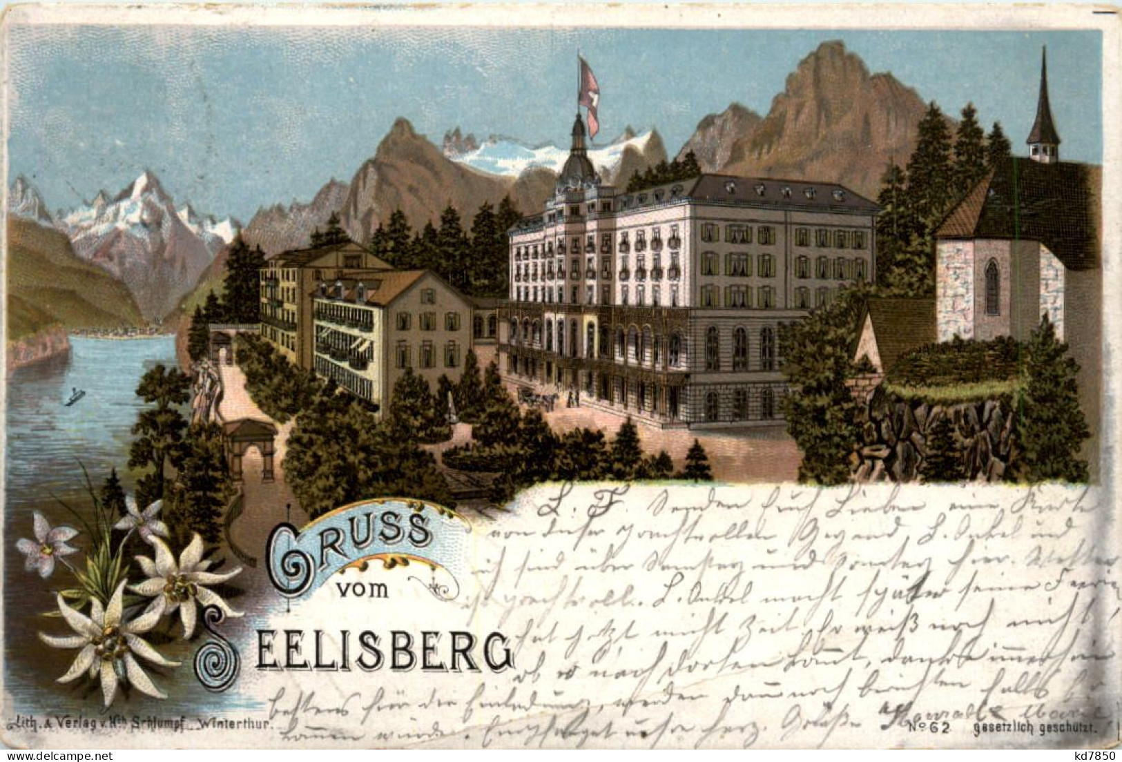 Gruss Vom Seelisberg - Litho - Seelisberg