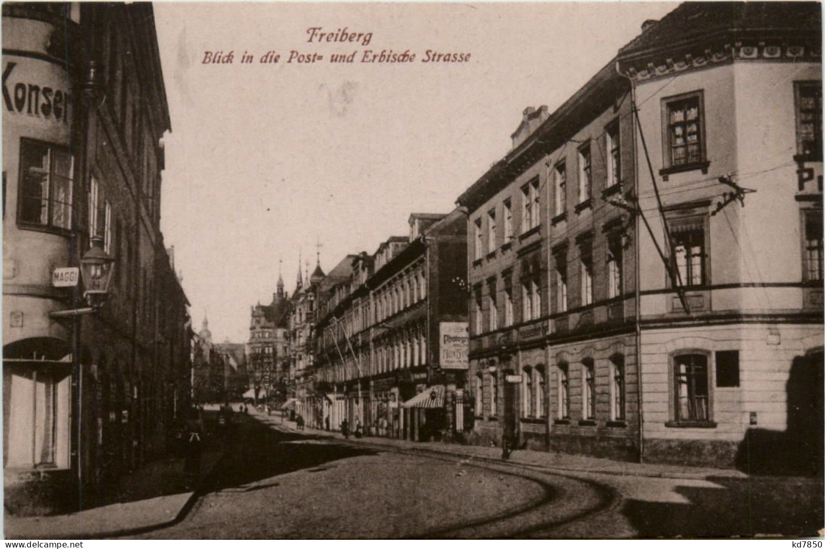 Freiberg In Sachsen - Post Und Erbische Strasse - Freiberg (Sachsen)