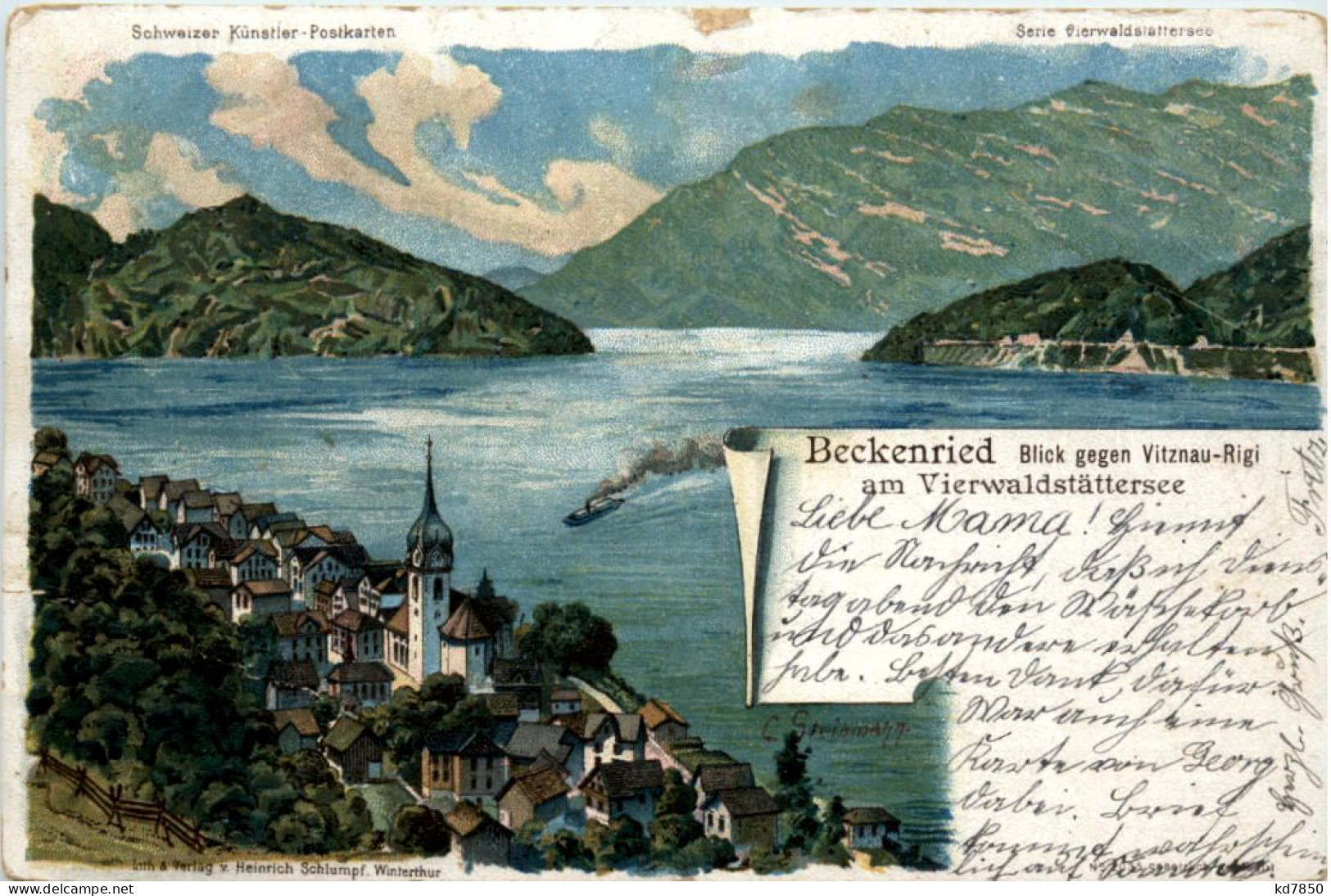 Beckenried - Litho Steinmann - Beckenried