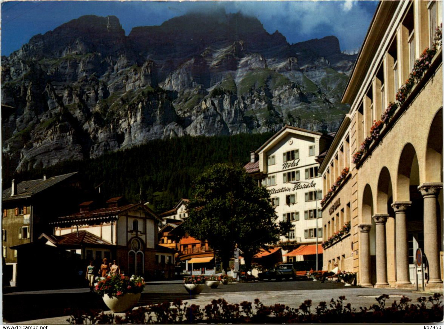 Leukerbad - Dorfplatz - Loèche-les-Bains