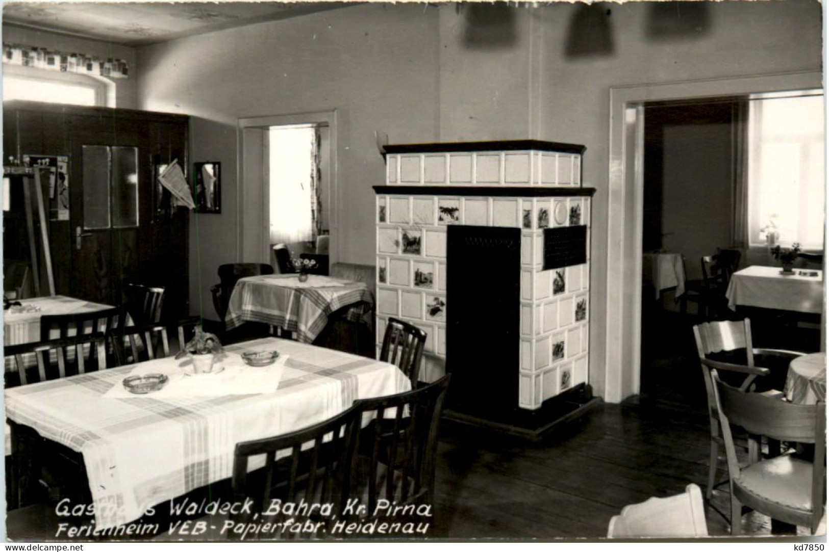 Bahra Kr. Pirna, Gasthaus Waldeck - Bad Gottleuba-Berggiesshuebel