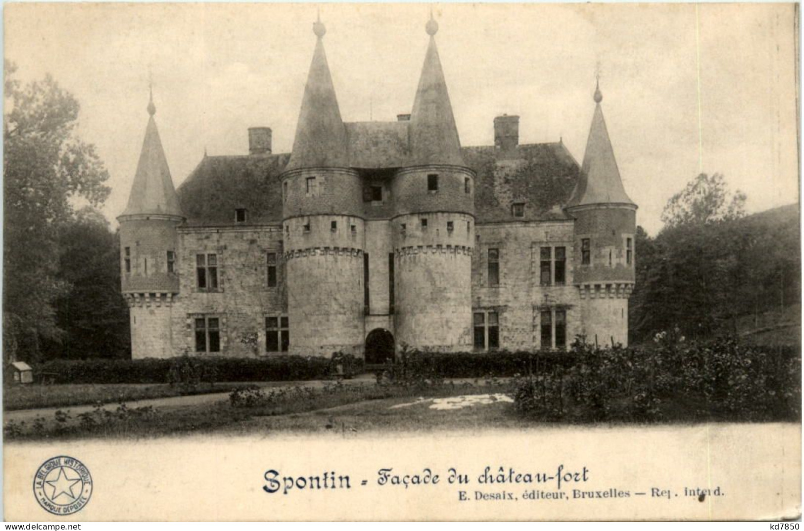 Spontin - Facade De Chateau-fort - Yvoir