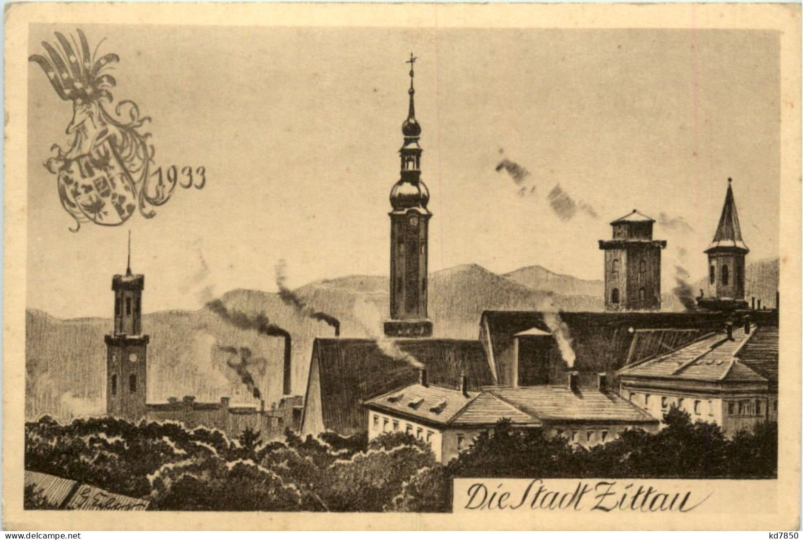Die Stadt Zittau 1933 - Zittau