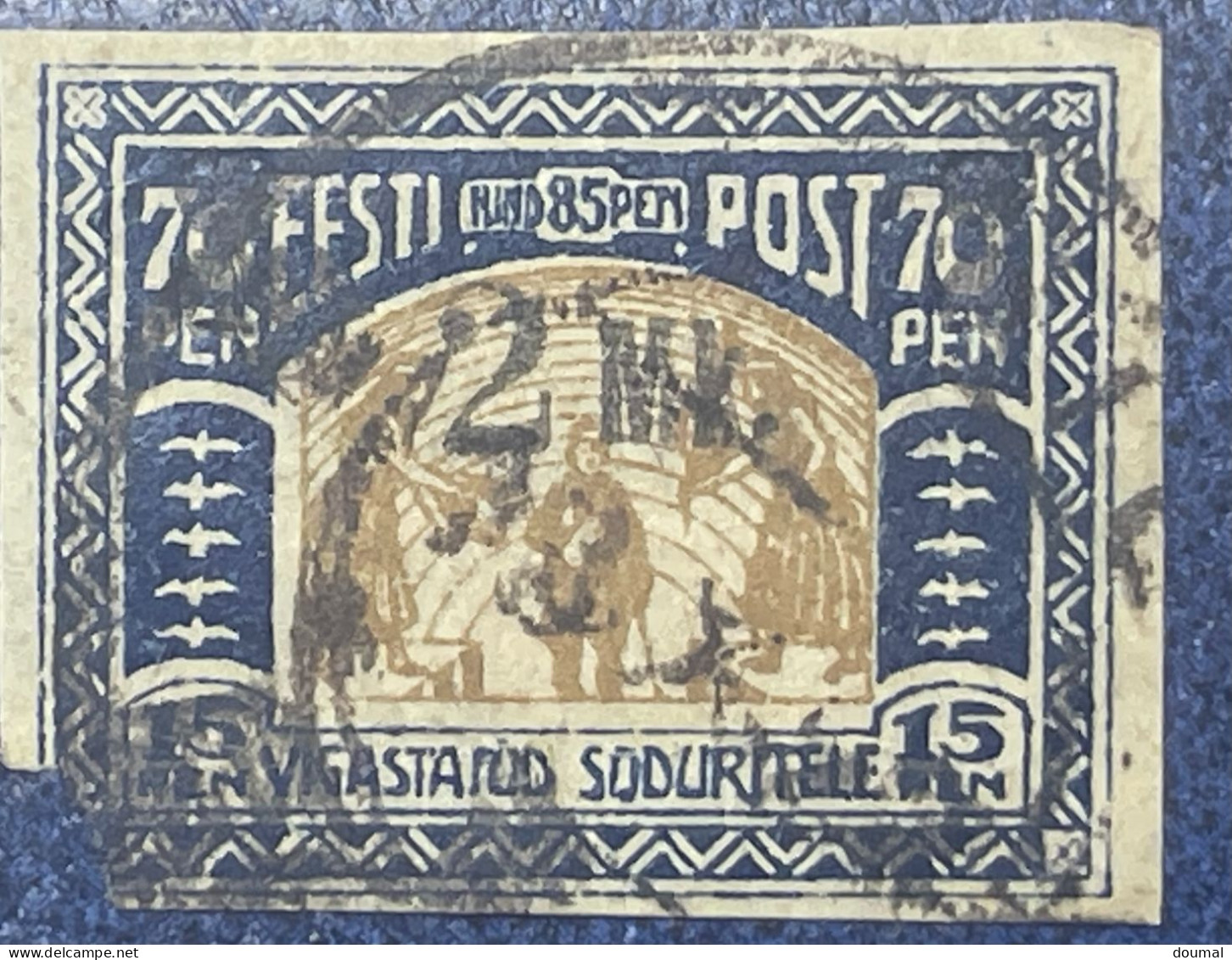 1920. CHARITY SEMI-POSTAL. 70+15 PEN - Estonie