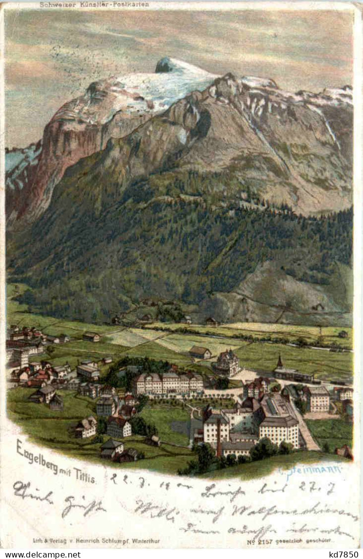 Engelberg - Litho Steinmann 1900 - Engelberg