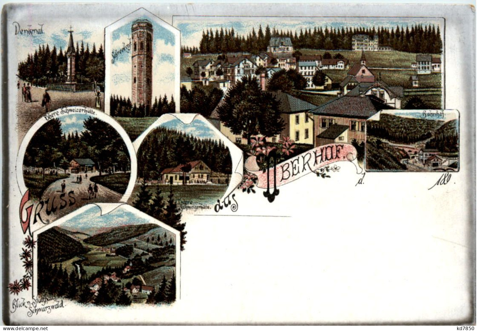 Gruss Aus Oberhof - Litho - REPRO - Oberhof