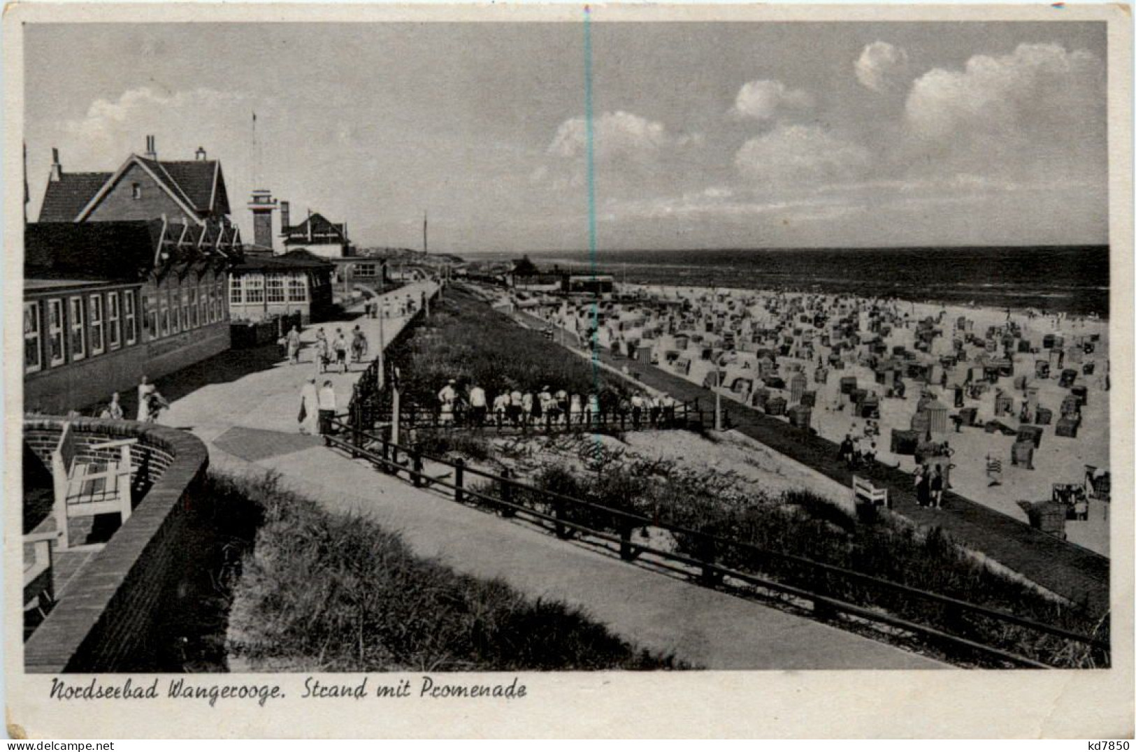 Norseebad Wangerooge - Strand Mit Promenade - Feldpost 3. Reich - Wangerooge