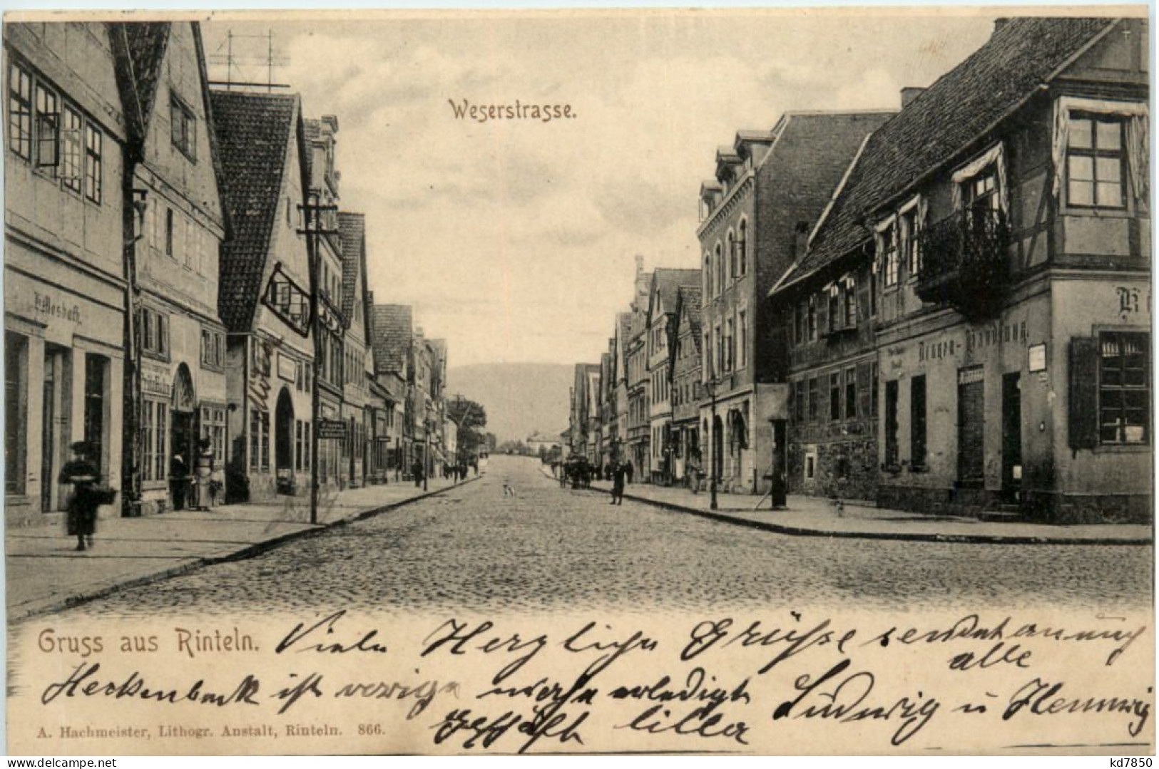 Gruss Aus Rinteln - Weserstrasse - Rinteln