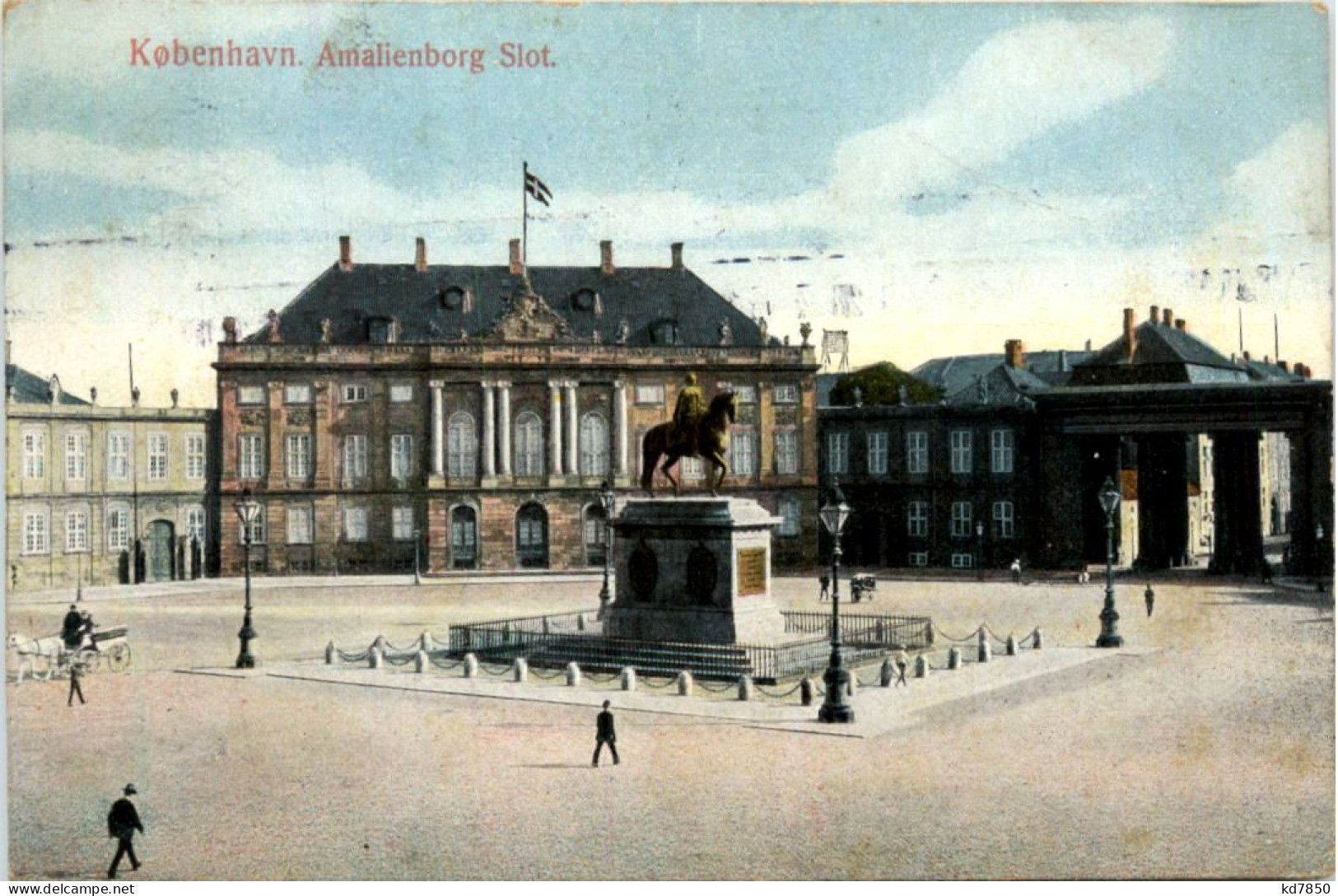 Kobenhavn - Amalienborg Slot - Denmark
