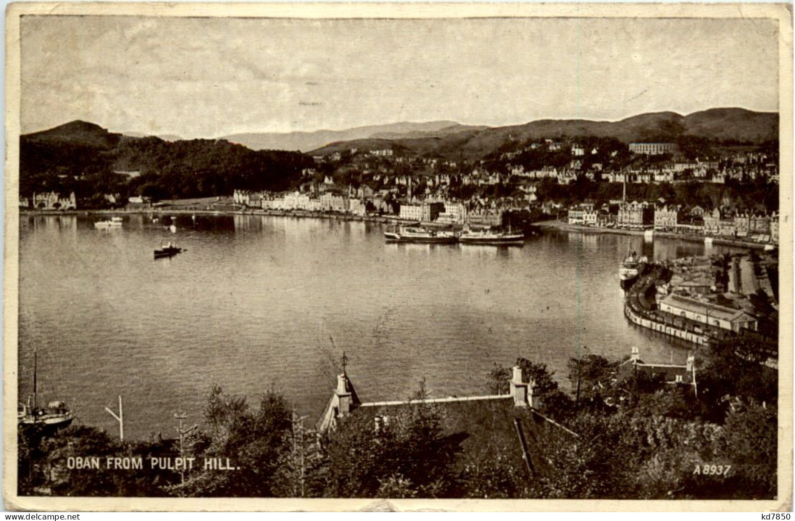 Oban From Pulpit Hill - Argyllshire