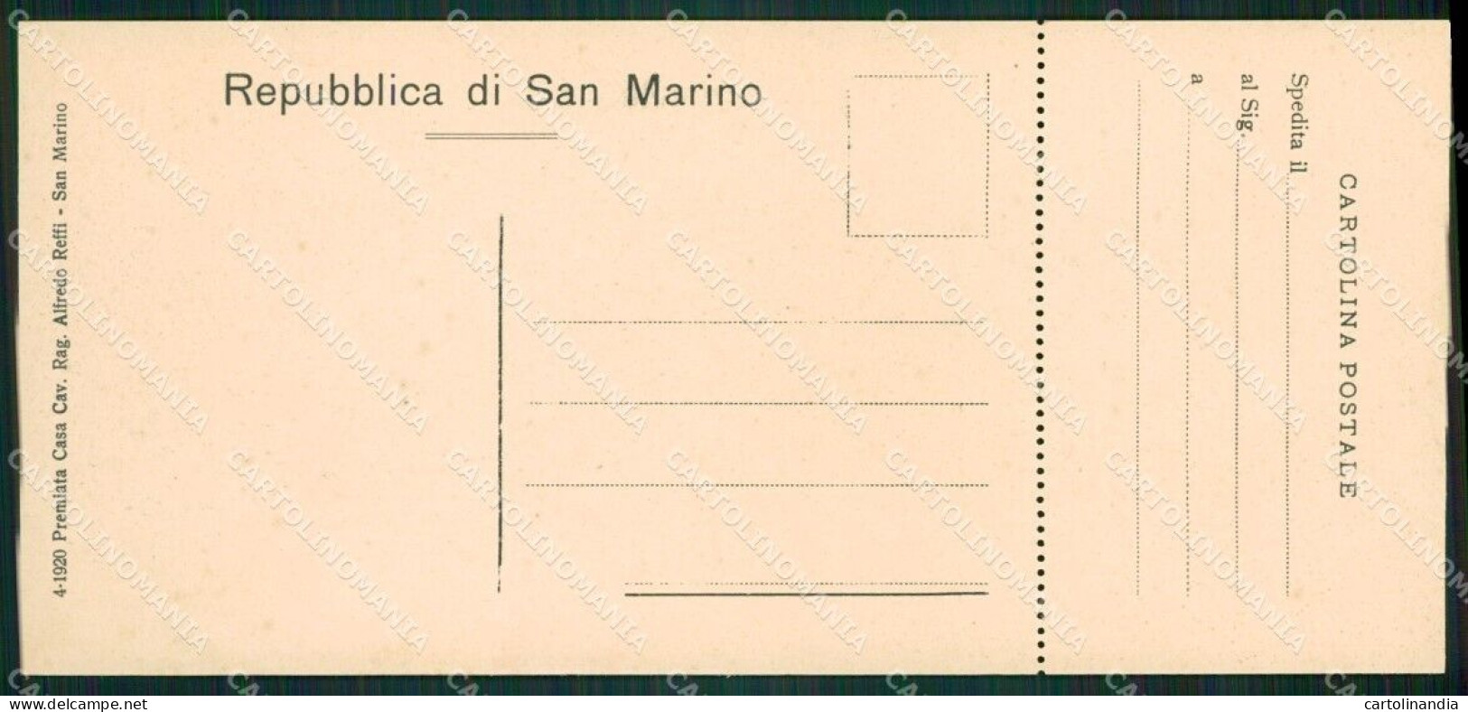 San Marino Mini Cartolina E Cartolina MQ5732 - Saint-Marin
