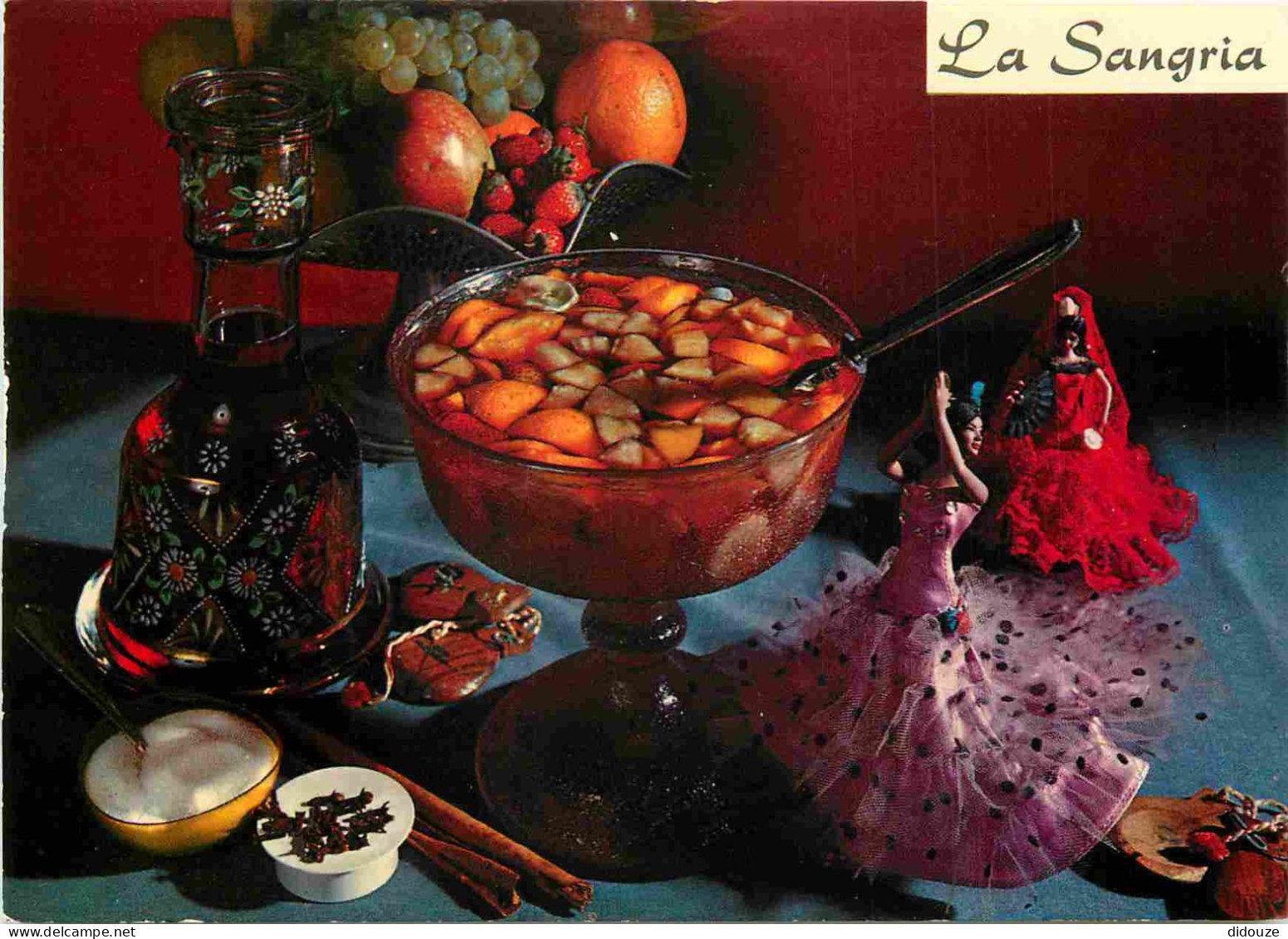 Recettes De Cuisine - Sangria - Gastronomie - CPM - Voir Scans Recto-Verso - Recettes (cuisine)