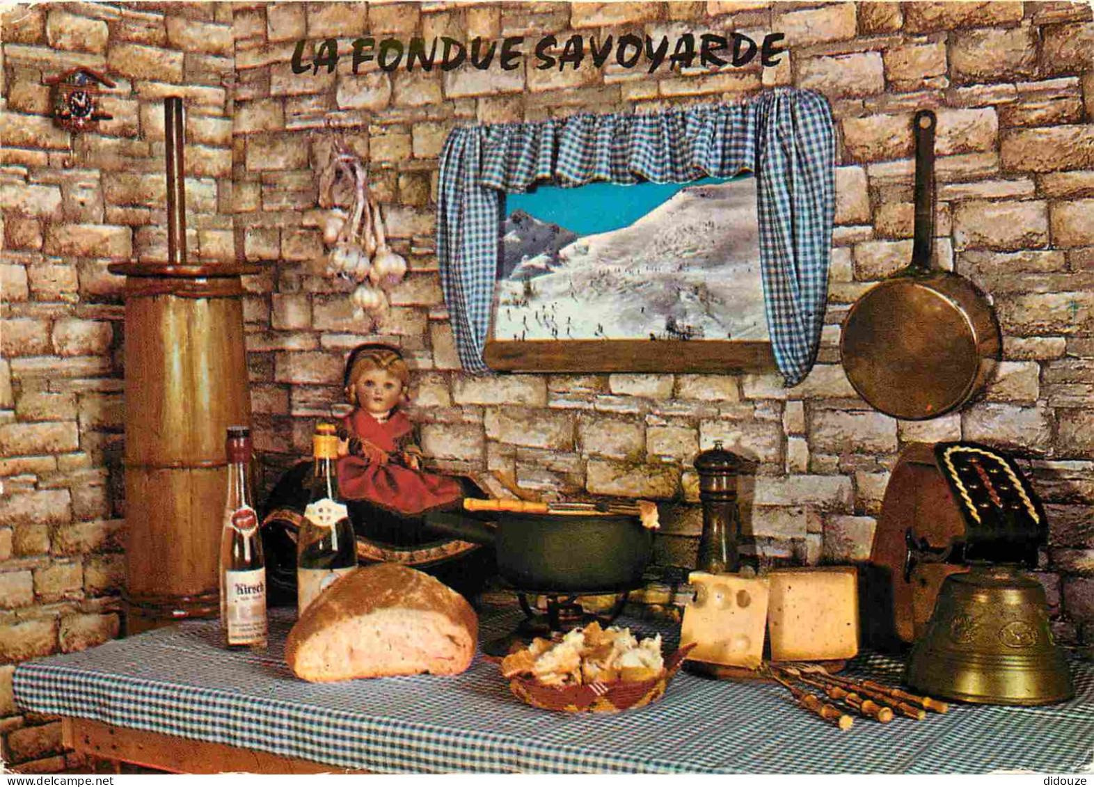 Recettes De Cuisine - Fondue Savoyarde - Poupées - Gastronomie - CPM - Voir Scans Recto-Verso - Recettes (cuisine)