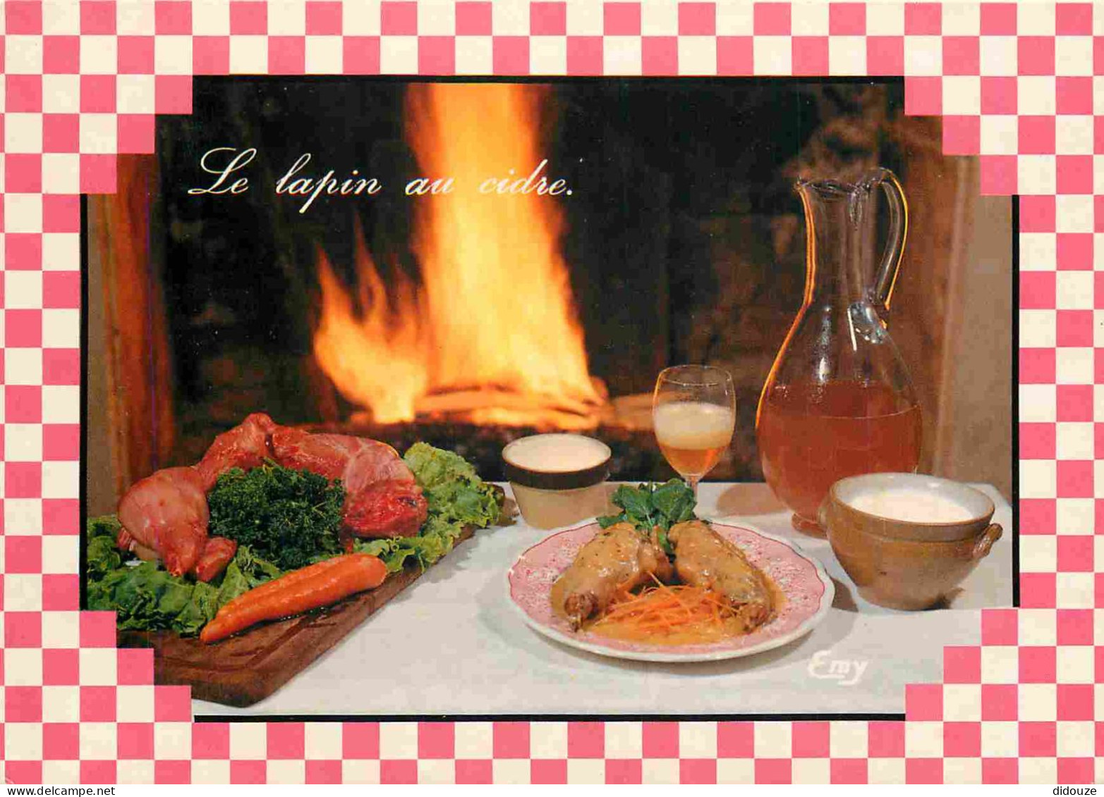 Recettes De Cuisine - Lapin Au Cidre - Gastronomie - CPM - Voir Scans Recto-Verso - Recettes (cuisine)