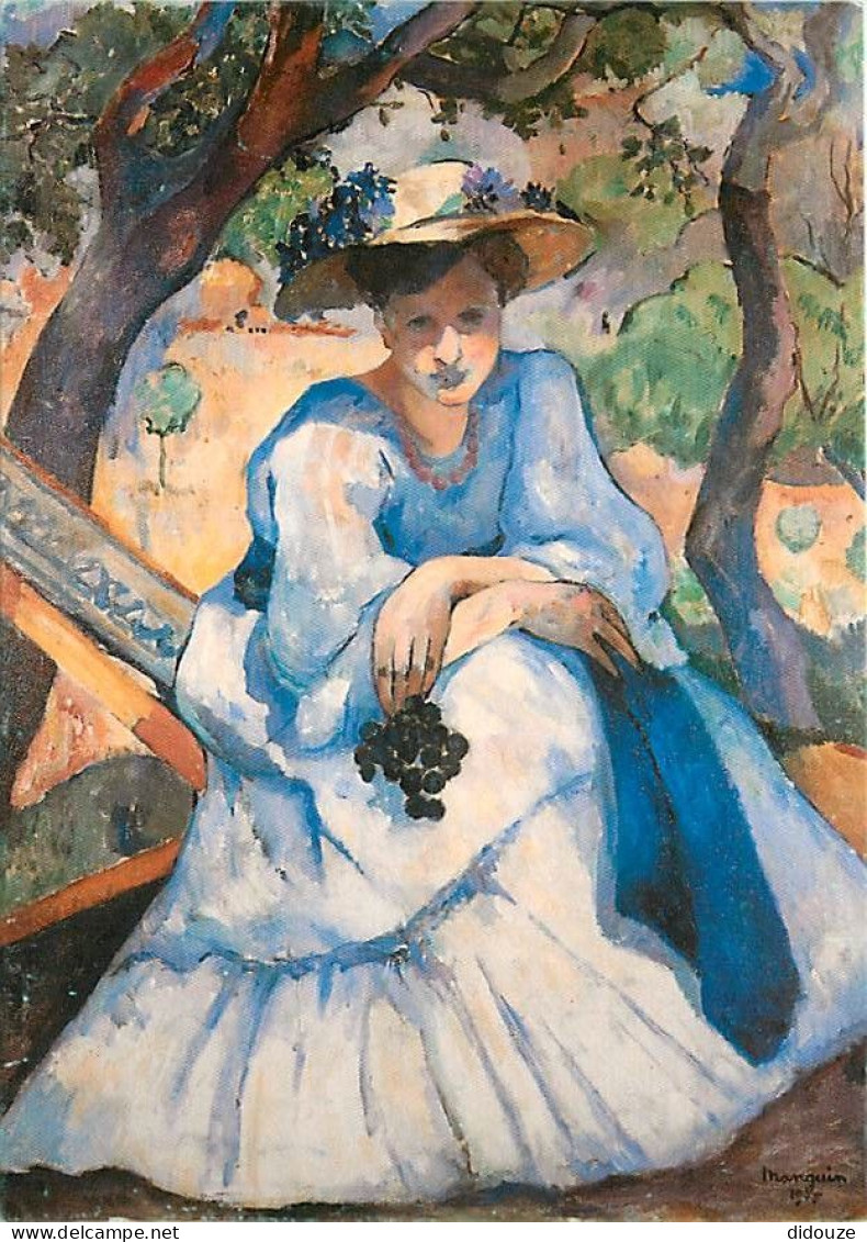 Art - Peinture - Henri Manguin - Femme à La Grappe 1905 - CPM - Voir Scans Recto-Verso - Malerei & Gemälde