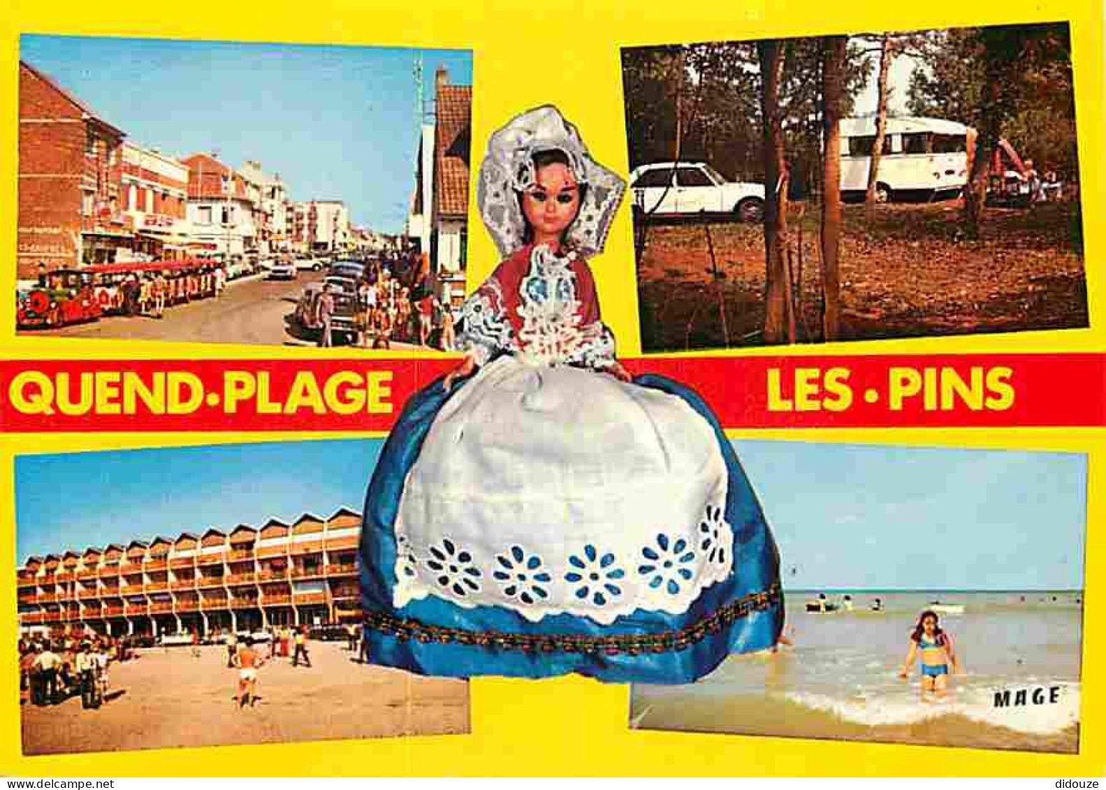 80 - Quend Plage Les Pins - Multivues - Plage - Petit Train - Poupées - Automobiles - CPM - Voir Scans Recto-Verso - Quend