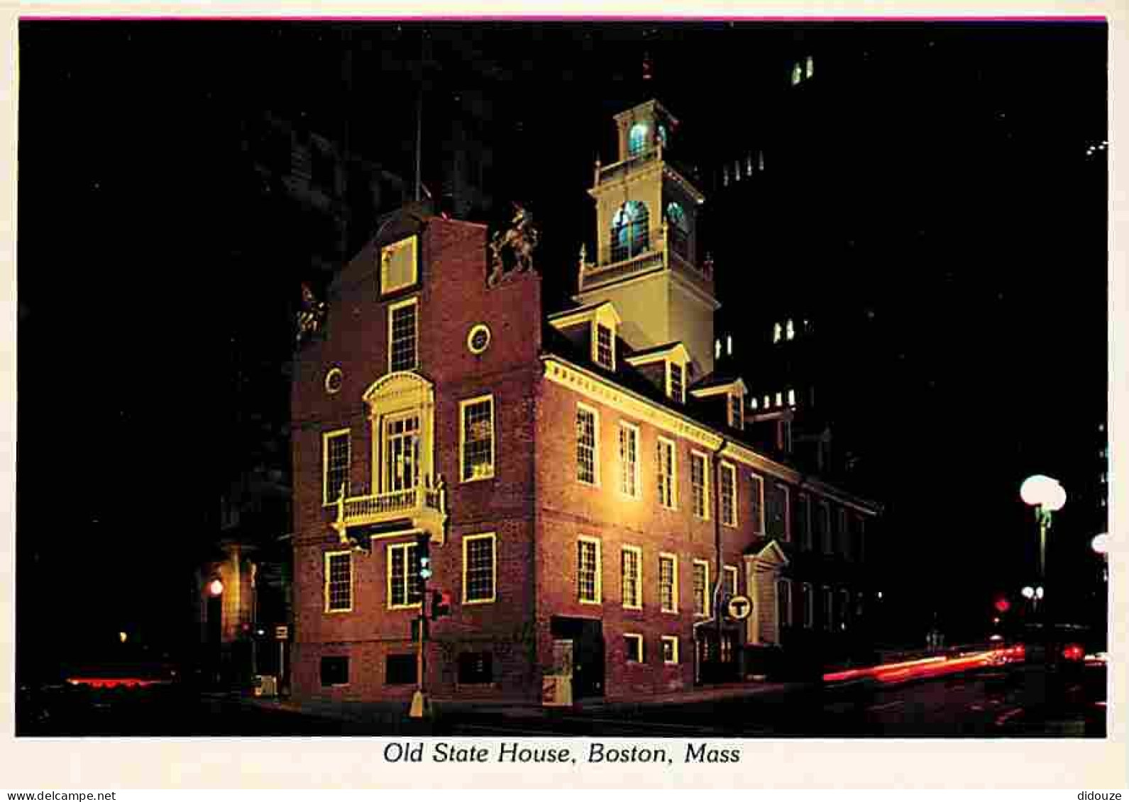 Etats Unis - Boston - Old State House - Vue De Nuit - Carte Neuve - CPM - Voir Scans Recto-Verso - Boston