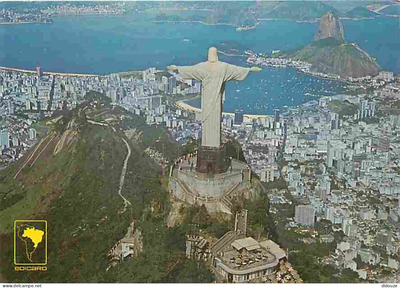 Brésil - Rio De Janeiro - Vista Aérea Do Cristo Redentor - Carte Neuve - CPM - Voir Scans Recto-Verso - Rio De Janeiro