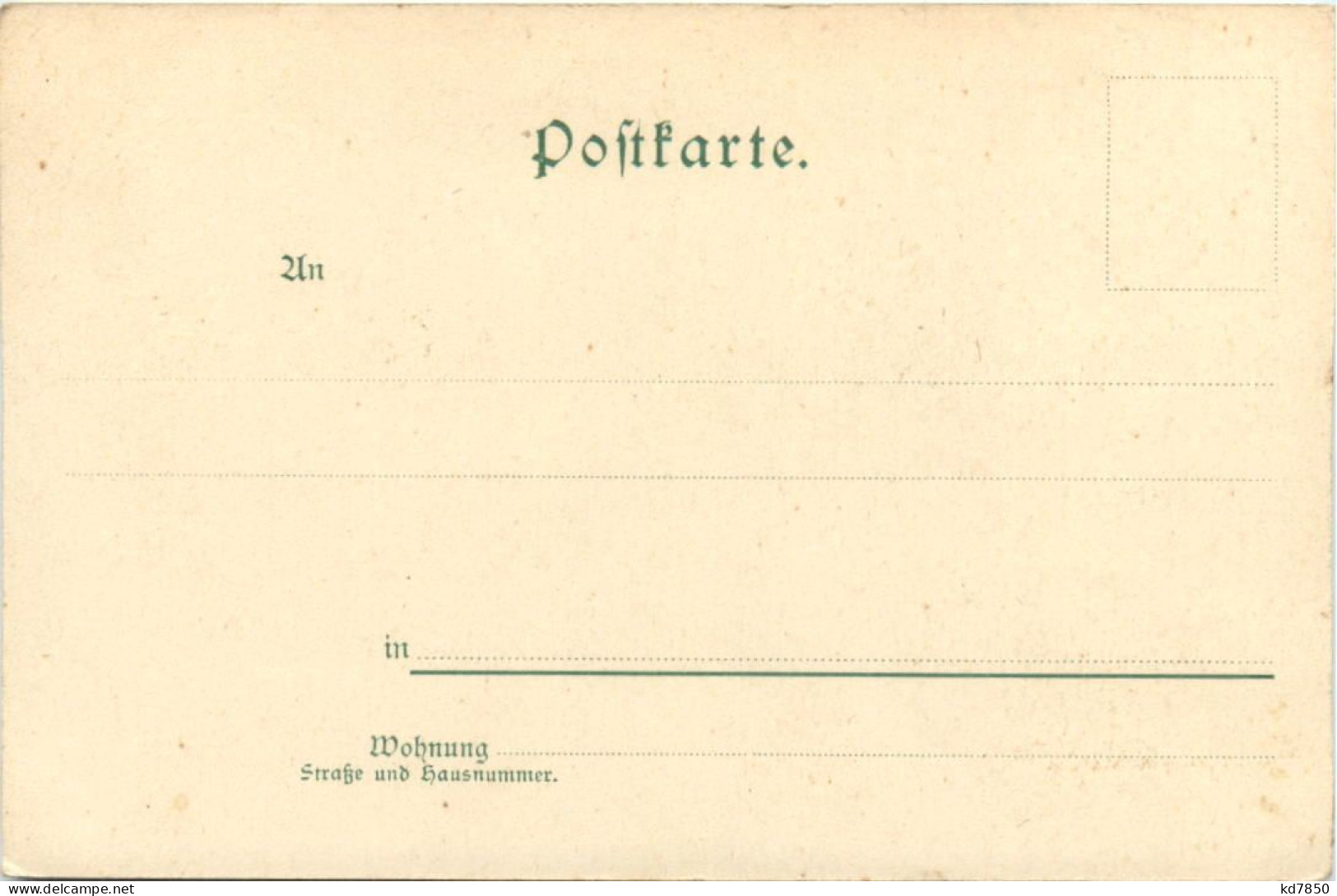 Briefmarken Auf Ansichtskarte - Litho - Timbres (représentations)