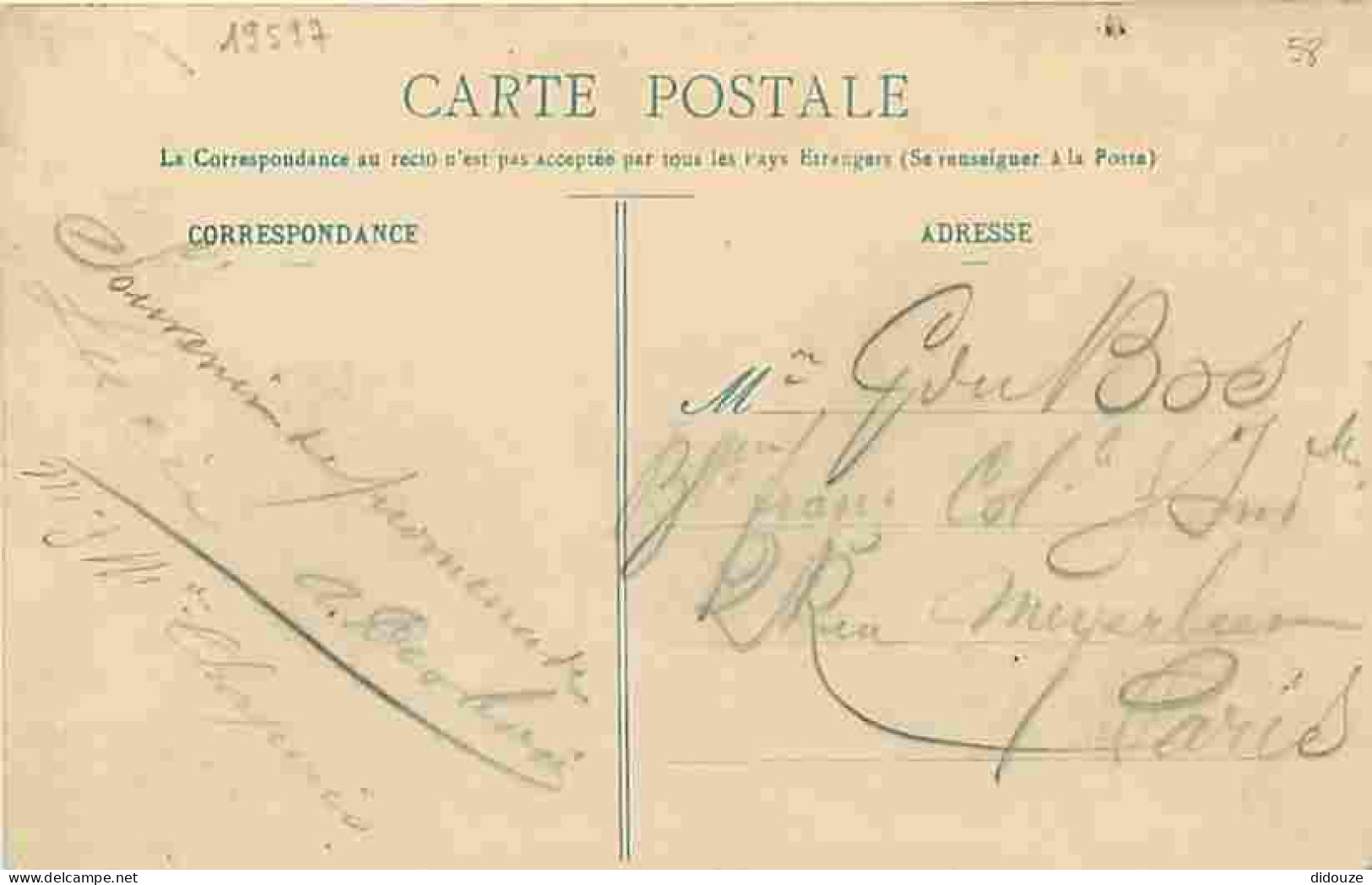 58 - Lormes - Vue Générale - Oblitération Ronde De 1908 - CPA - Voir Scans Recto-Verso - Lormes